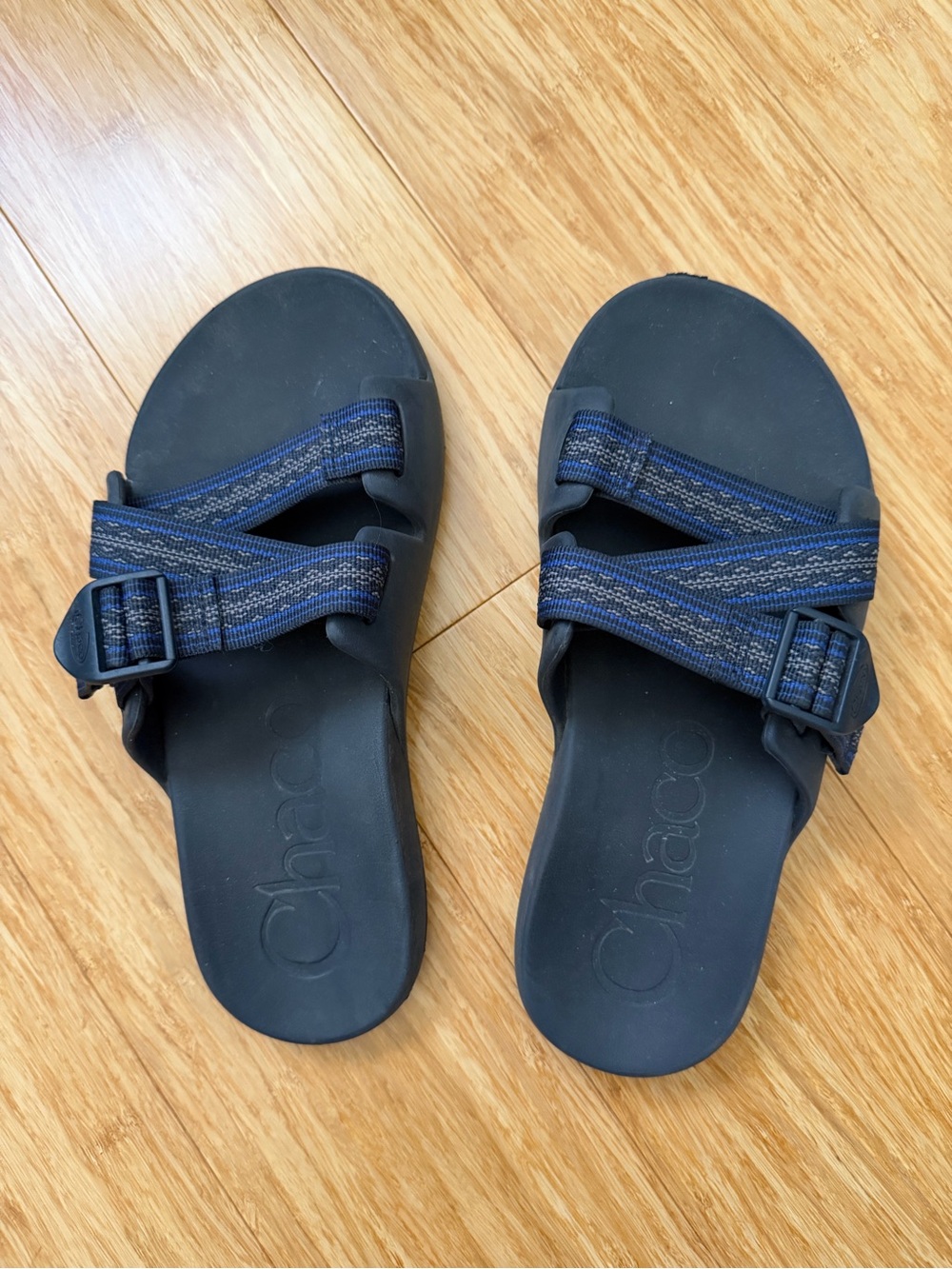 Chaco Chillos Navy Blue Slides with Adjustable Straps